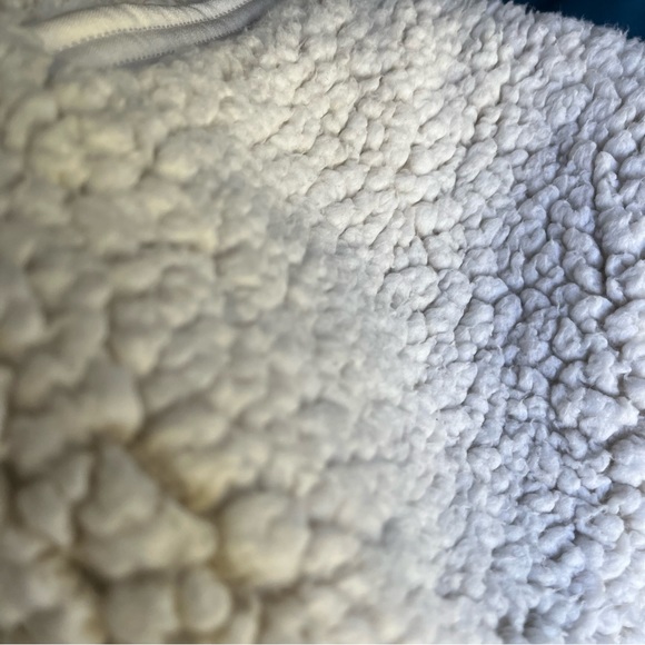 Cozy Sherpa Pullover Sweater Shacket NWOT - Picture 9 of 10